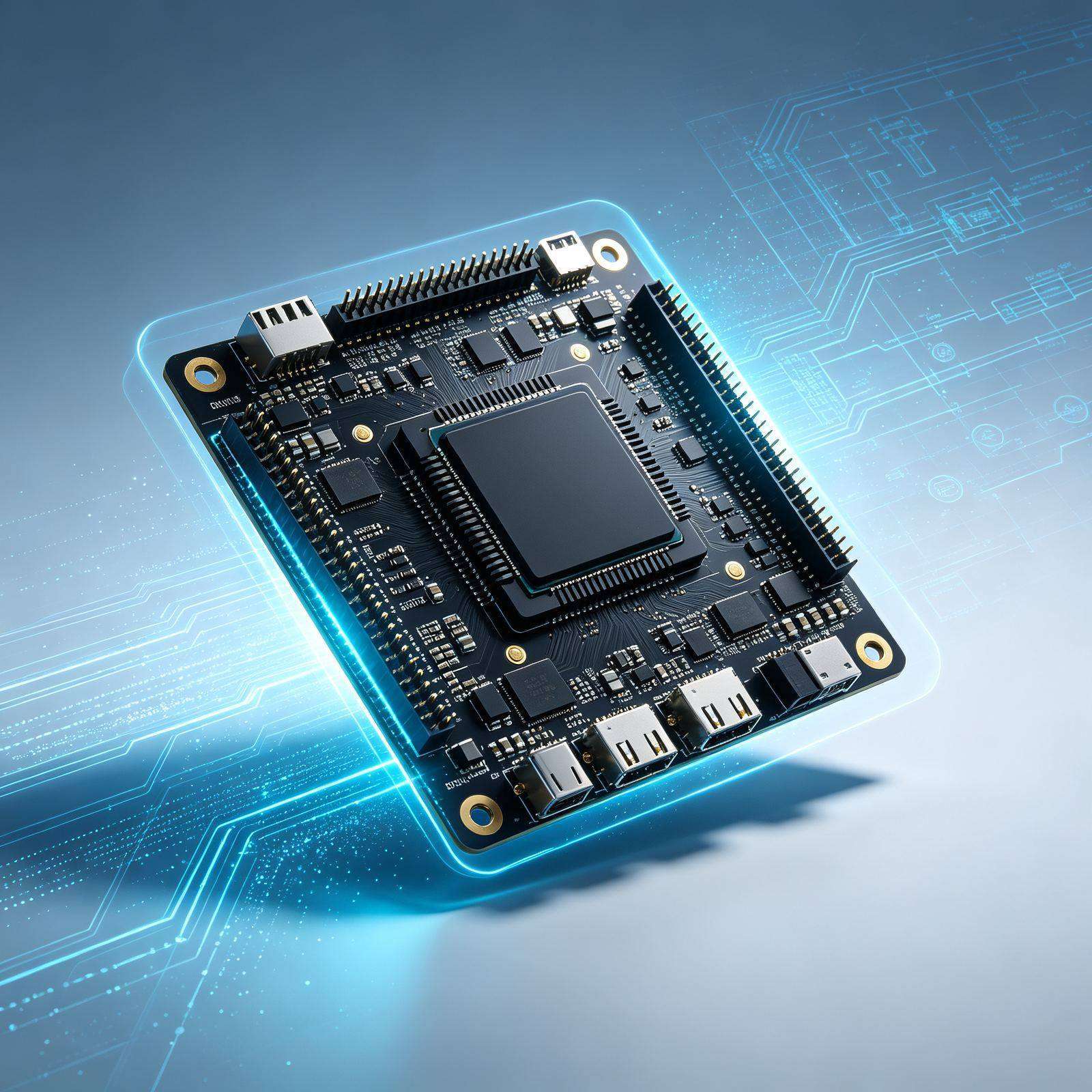 Conceito de customização de placa de desenvolvimento FPGA