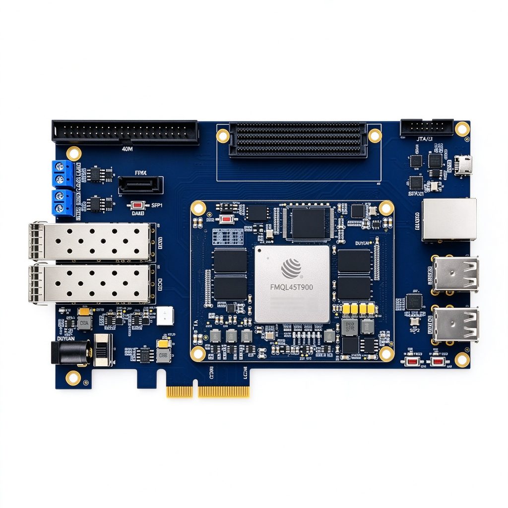 Placa de Desenvolvimento FPGA Heterogênea Fudan Micro FMQL45T900