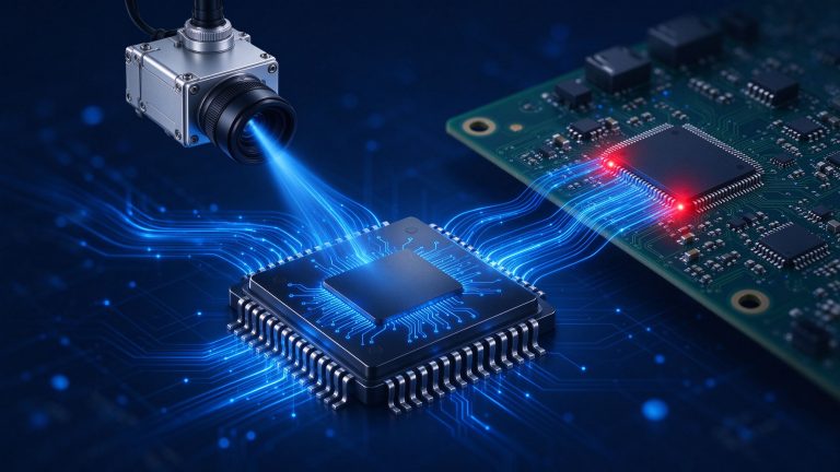 Inspeção de Visão Industrial em Tempo Real com FPGA: De Câmeras GigE à Calibração de Defeitos