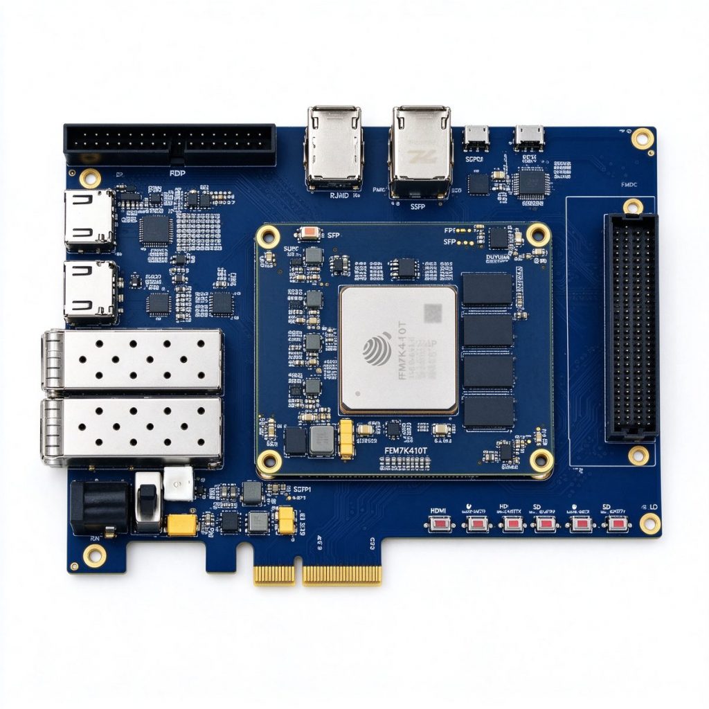 Placa de Desenvolvimento FPGA China Kintex-7 Fudan Micro JFM7K410T DUK7410T