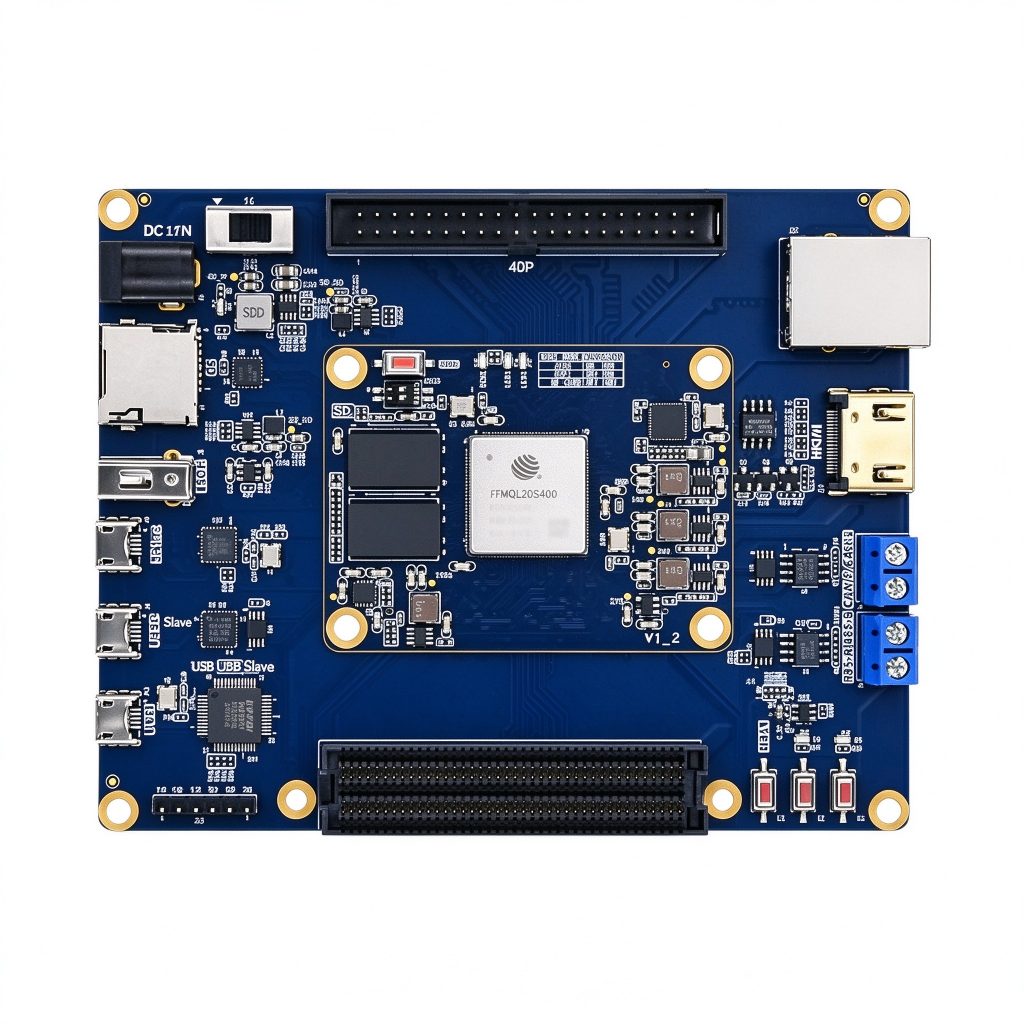 Placa de Desenvolvimento FPGA Heterogênea Fudan Micro JFMQL20S400