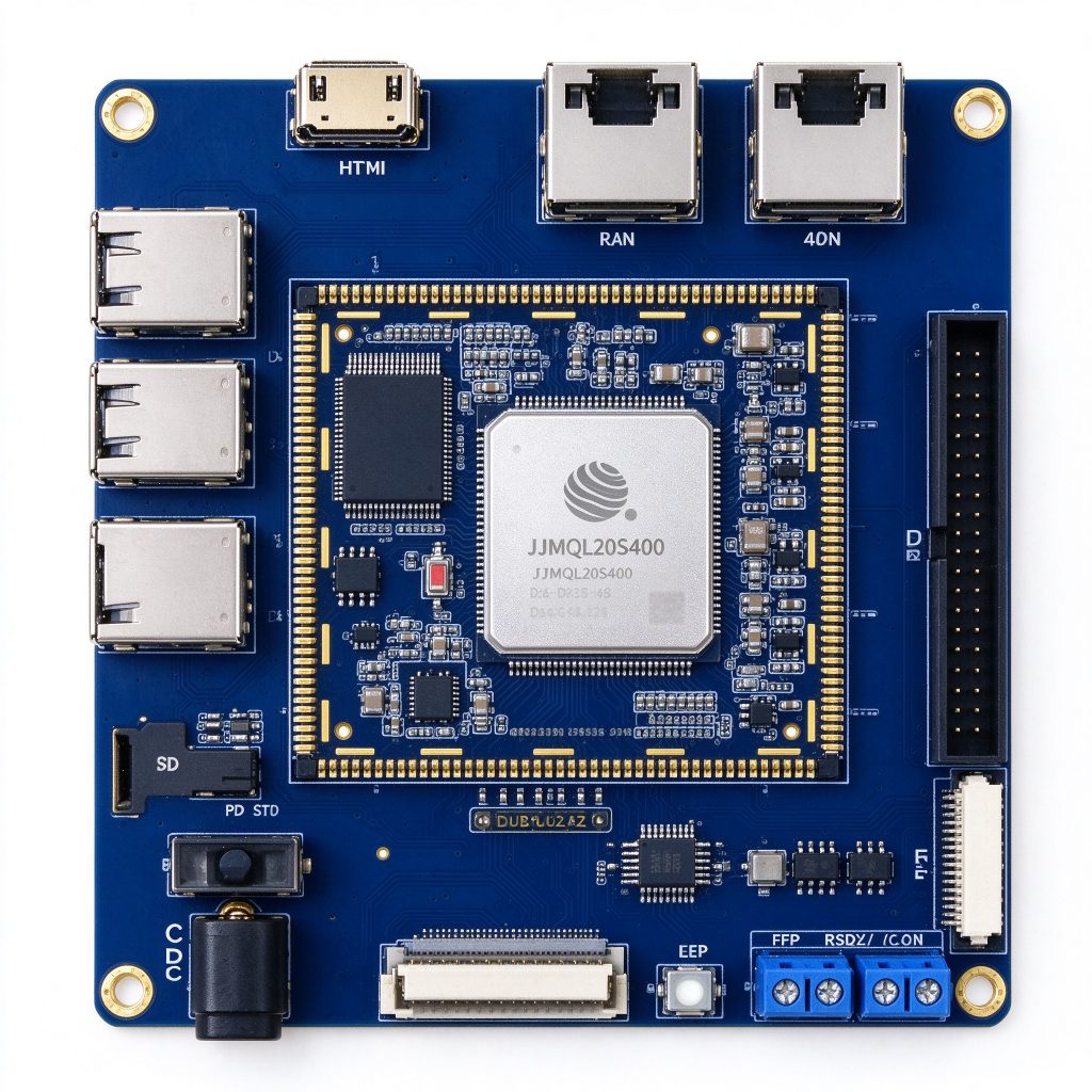Kit de Desenvolvimento SoM com Furo Estampado Fudan Micro JFMQL20S400