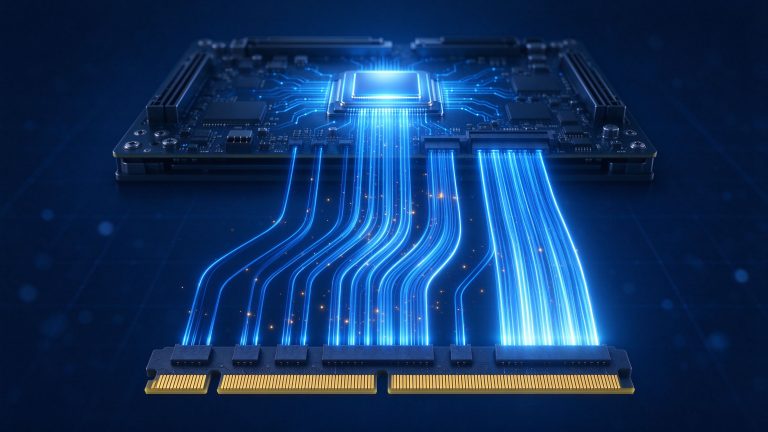 Planejamento de Banda PCIe: Quanta Banda Útil Você Realmente Ganha de Gen3 x4 a x16?