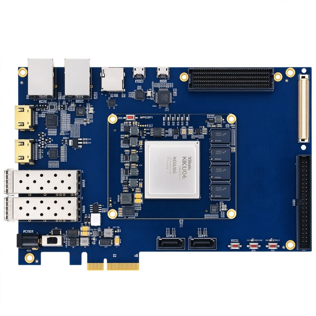 Placa de Desenvolvimento FPGA DUKU060 Xilinx Kintex UltraScale XCKU060
